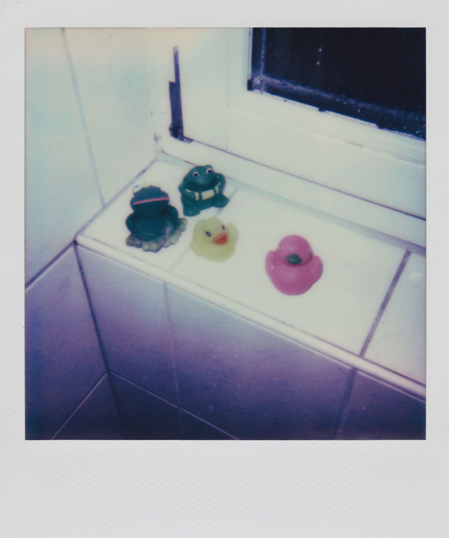 Polaroidfoto Quietschentchen