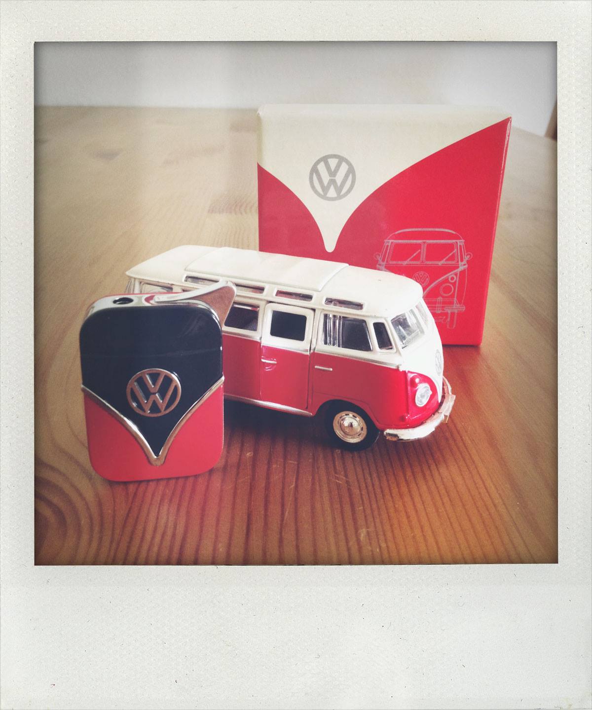 Polaroidfoto VW Bulli