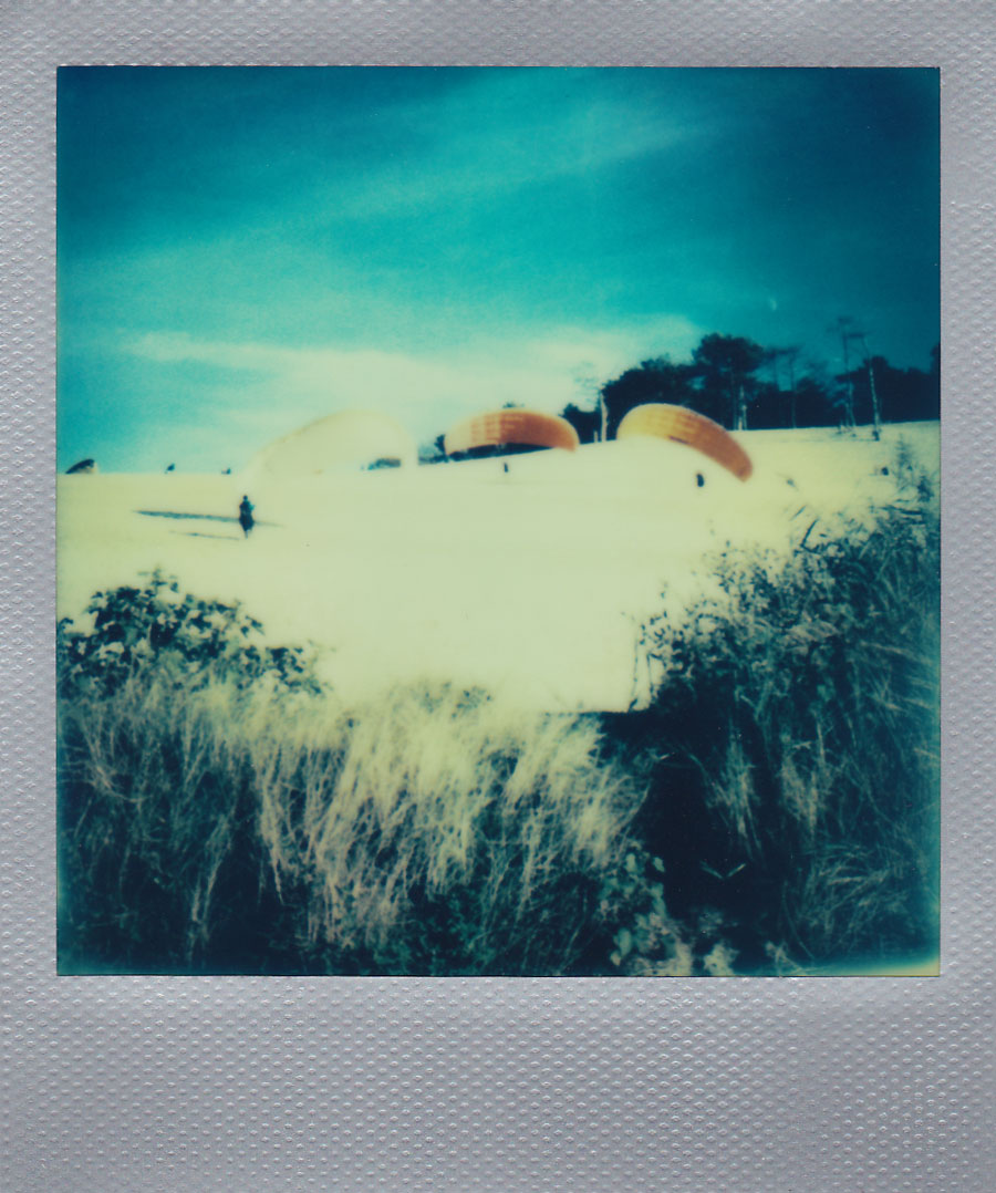 Polaroidfoto Paragliding Silverframe