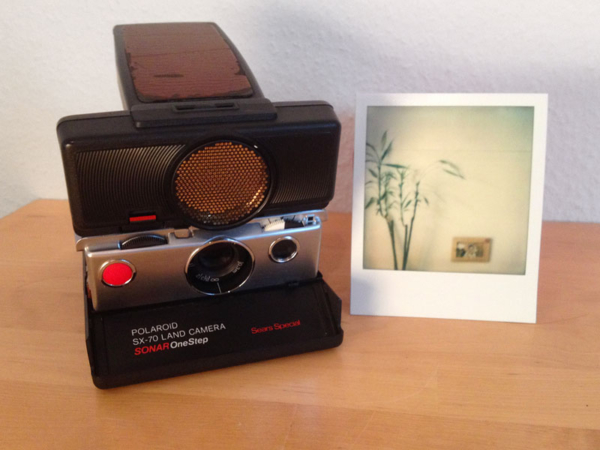 Polaroid «Land SX-70 Sonar OneStep» Leder