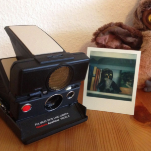 Polaroid «Land SX-70 PolaSonic» Model-2 AF Leder hellbeige