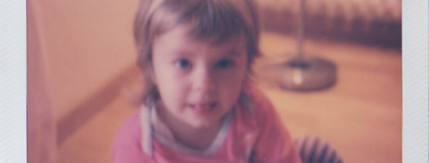 Polaroidfoto kleine Lisa