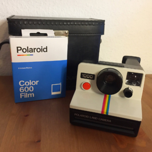 Polaroid «Land 1000» redbuttoned mit Tasche