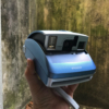 Polaroid one600 blau mit Blitz einklappbar
